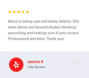 Yelp review from Jessica for Anaheim Medical Group